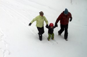 enfant au ski
